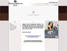Tablet Screenshot of peoplessouth.com